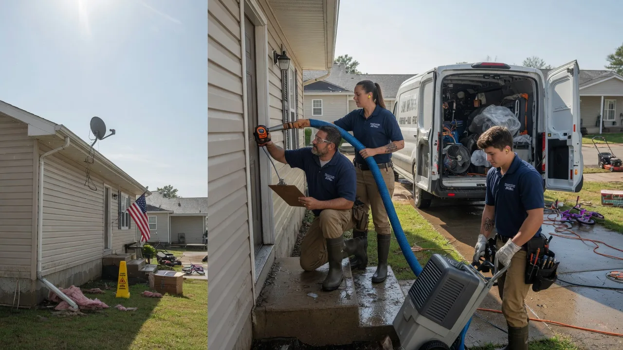 Ceiling Water Damage Restoration in Claxton, GA near me